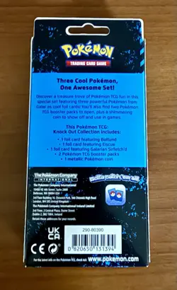 Pokemon TCG: Knock Out Collection (Boltund Eiscue Sirfetchd) Factory Sealed Pack 820650131394 - Image 2
