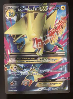 2017 Pokemon XY Phantom Forces (Yellow A Alternate) M Manectric EX #24a/119 - Image 1