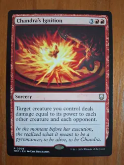 Chandra's Ignition M3C 209 Rare Modern Horizons 3 Commander NM MTG - Image 1