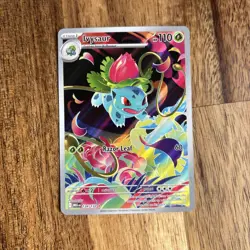 Pokemon TCG Ivysaur 134/132 Illustration Rare Holo Mega Evolution - Image 1