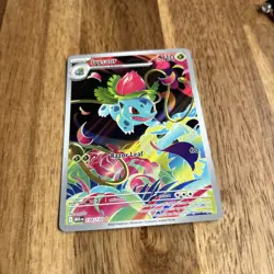 Pokemon TCG Ivysaur 134/132 Illustration Rare Holo Mega Evolution - Image 5