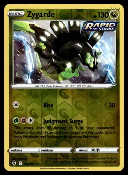 Zygarde 118/203 Holo Rare Evolving Skies Pokemon Reverse Holo NM/M - Image 1