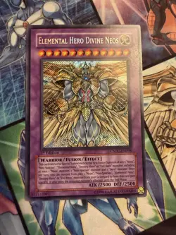Elemental Hero Divine Neos CSOC-EN098 Secret Rare 1st Ed LP - Image 1