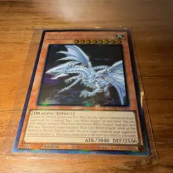 Konami Yu-Gi-Oh! TCG Blue-Eyes Alternative White Dragon Effect CR Holo 1st Ed - Image 4