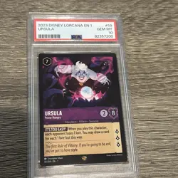 2023 Disney Lorcana - Ursula Legendary - 59/204 EN-1 PSA 10 - Image 1