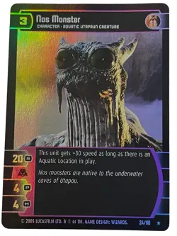 2005 Star Wars Trading Card Game NOS MONSTER Foil 24/110 13BA112 - Image 1