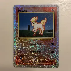 Pokemon TCG Ponyta Reverse Holo Card Legendary Collection 87/110 2002 - Image 1