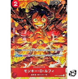 Monkey D Luffy OP01-024 SR (Parallel) ROMANCE DAWN ONE PIECE Card Game Japanese - Image 1