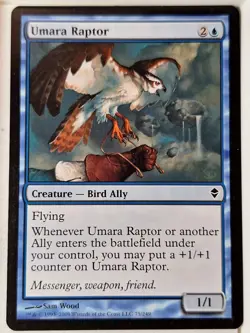 Umara Raptor - Zendikar - Magic the Gathering MTG Nice! - Image 1