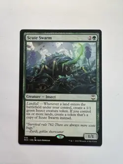 Scute Swarm - MTG Streets of New Capenna: Commander - NM - Image 1