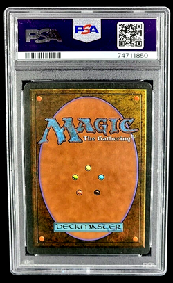 1995 Magic The Gathering Homelands Koskun Falls Rare PSA 8 Only 5 Graded Higher - Image 2