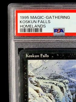 1995 Magic The Gathering Homelands Koskun Falls Rare PSA 8 Only 5 Graded Higher - Image 5