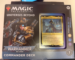 MTG Universes Warhammer 40K Commander Forces of Imperium Deck Magic Gathering - Image 1
