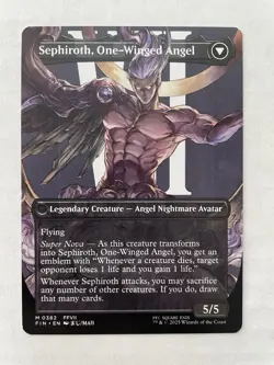 MTG Sephiroth, Fabled SOLDIER BORDERLESS 0382 FIN - Image 2