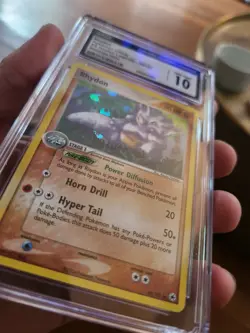 (TOP POP 10) CGC 10 GEM MINT Pokemon Rhydon Reverse Holo EX Hidden Legend 46/101 - Image 2