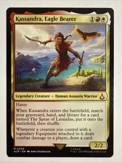 MTG - Kassandra, Eagle Bearer Assassin's Creed Regular Mythic #0059 Non Foil - Image 1
