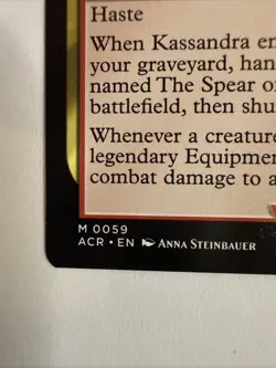 MTG - Kassandra, Eagle Bearer Assassin's Creed Regular Mythic #0059 Non Foil - Image 2