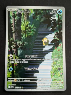 Psyduck 175/165 SV: Scarlet & Violet 151 Holo Illustration Rare 2023 Pokemon LP - Image 1