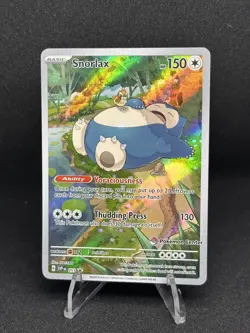 2023 Pokemon TCG - S&V 151 - SVP051 Snorlax - Pokemon Center Stamped Promo - NM - Image 1