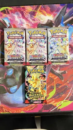 (lot Of 4x) ASCENDED & PRISMATIC Pokemon: Booster Pack Lot Bundle NEW SEALED 🔥 - Image 1