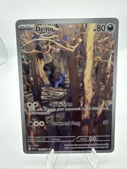2025 Pokemon White Flare Illustration Rare Deino 146/086 - Image 1