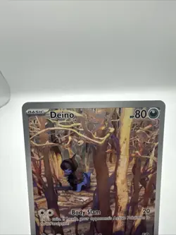 2025 Pokemon White Flare Illustration Rare Deino 146/086 - Image 2