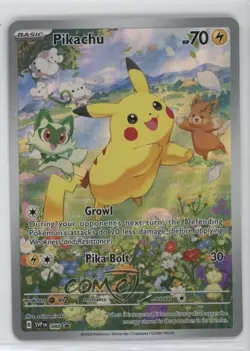 Pikachu (Paldea Adventure Chest) Holo Pokemon Scarlet & Violet Black Star Promo - Image 1