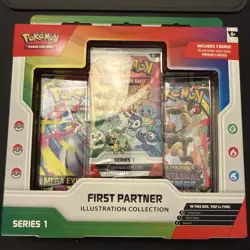 Pokemon TCG First Partner Illustration Collection Series 1 New Sealed - Image 1