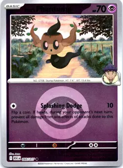 HOP'S PHANTUMP (ENERGY SYMBOL PATTERN) 095/217 ME: ASC POKEMON REVERSE HOLO NM/M - Image 1