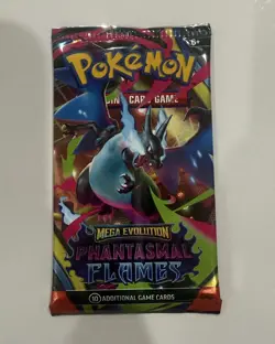 Pokemon TCG Phantasmal Flames Booster Pack - Sealed [Random Pack Art + 1 Per] - Image 1