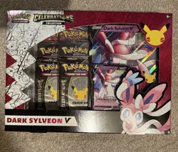 Pokemon TCG: Celebrations Dark Sylveon V Collection Box New Factory Sealed - Image 1