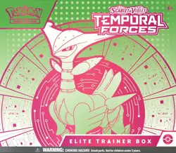 Pokemon TCG Scarlet and Violet Temporal Forces Iron Leaves Elite Trainer Box - Image 1