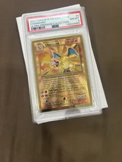 Pokemon Gold Metal Charizard #4 | NM-MT 8 | Ultra Premium Collection UPC. - Image 3