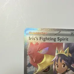 Pokemon TCG Iris's Fighting Spirit Ultra Rare Full Art Holo 180/159 Sv09 English - Image 2