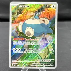 Pokemon tcg Snorlax SVP057 Scarlet & Violet Promo Full Art Holo 150 HP - Image 1