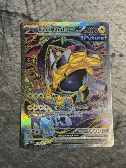 Pokemon TCG Iron Hands EX 154/131 - Special Illustration Rare SIR Prismatic Evo - Image 1