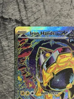 Pokemon TCG Iron Hands EX 154/131 - Special Illustration Rare SIR Prismatic Evo - Image 2