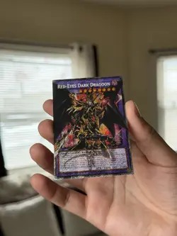 YUGIOH RA05-EN141 Red-Eyes Dark Dragoon OVERFRAME Starlight rare 1st Edition NM - Image 2