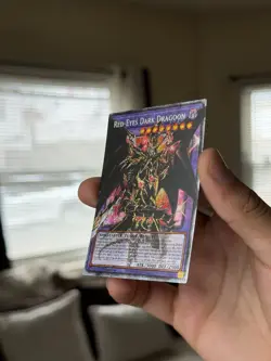 YUGIOH RA05-EN141 Red-Eyes Dark Dragoon OVERFRAME Starlight rare 1st Edition NM - Image 4