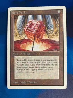 1x MTG Mana Vault Unlimited Edition Magic: The Gathering Moderate Play - Image 1