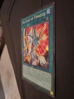 Yugioh The Gaze of Timaeus MZMU-EN013 Secret Rare 1st Edition NM - Image 2