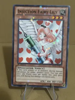 Yugioh Injection Fairy Lily Starfoil Rare Card 1st Edition BP01-EN004 NM - Image 1