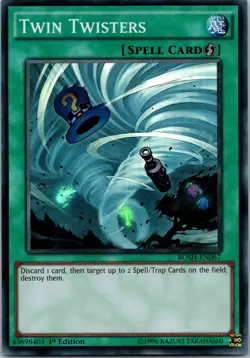 Yugioh Twin Twisters BOSH-EN067 1st Edition Super Rare NM - Image 1