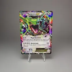 Pokemon Rayquaza EX Full Art Promo Holo Dragon Type XY66 XY Card READ DISC - Image 1