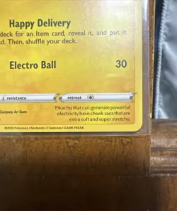 Pokemon Center Exclusive TCG Card Special Delivery Pikachu Promo SWSH074 2020 - Image 5