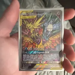 Pokemon Moltres & Zapdos & Articuno GX SM210 SM Promo Holo 300HP Card - Image 4