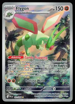 Flygon 101/094 Holo Illustration Rare Phantasmal Flames Pokemon Card - Image 1