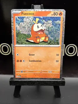 Pokemon Card Fuecoco McDonald's 2023 Holo 002/015 Near Mint - Image 2