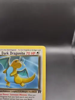 Dark Dragonite 1st Edition Team Rocket 22/82 NON HOLO WOTC Pokemon Card - Image 3