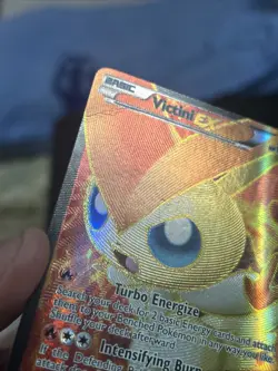 Pokemon TCG Victini EX Full Art Ultra Rare Holo Card Plasma Storm 131/135 MP - Image 3